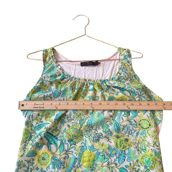 The limited retro floral sleeveless blouse size large - Picture 6 of 6